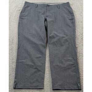 Under Armour Pants Mens 40x30 Gray Breathable Performance Tech Golf Chino